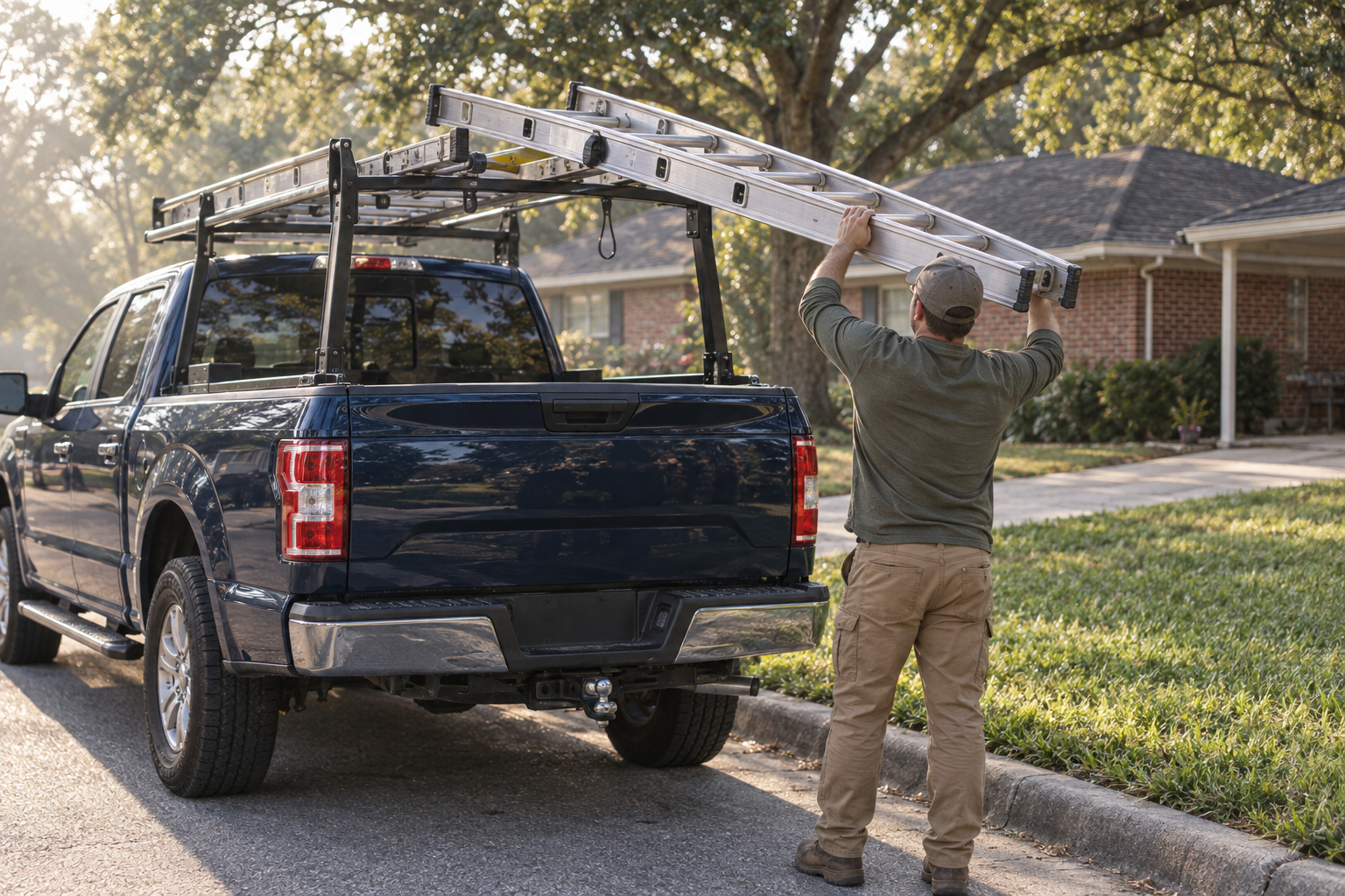 Azalea City Roofing at work in Mobile