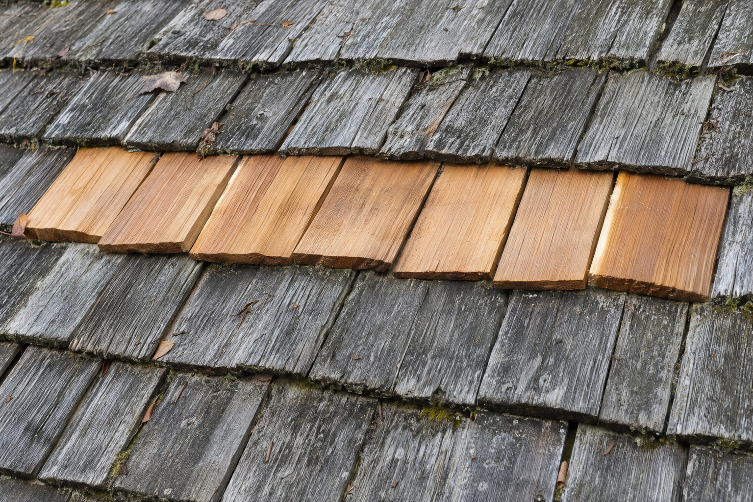 cedar shake roofers on a roof in Mobile