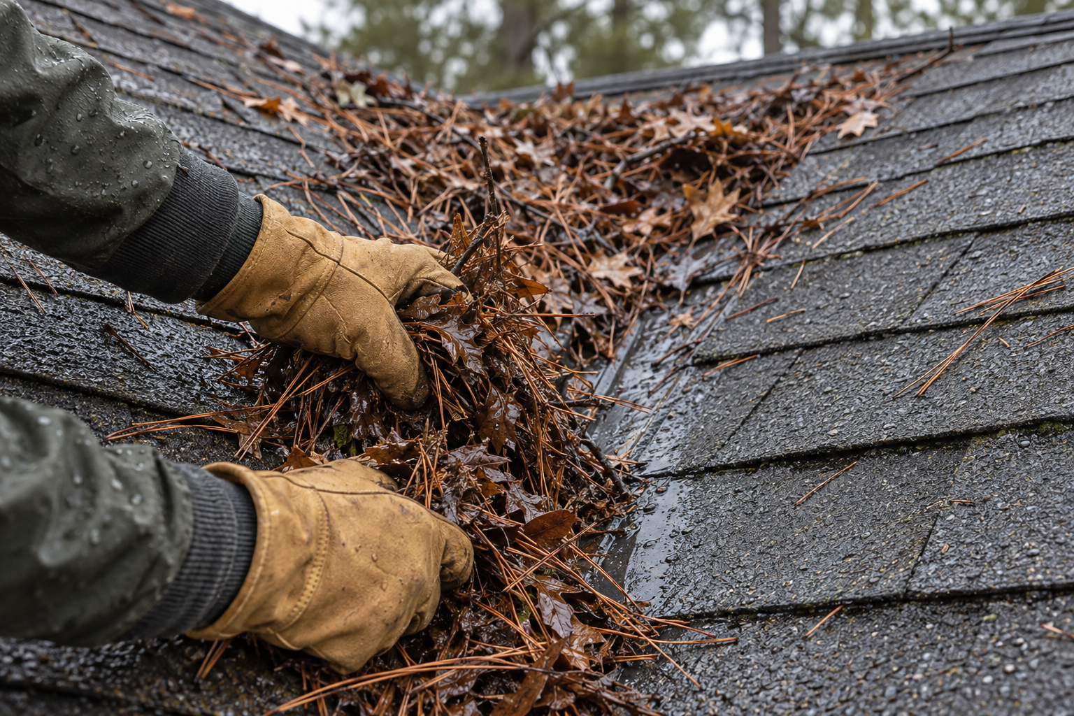 roof repair on a house in Semmes